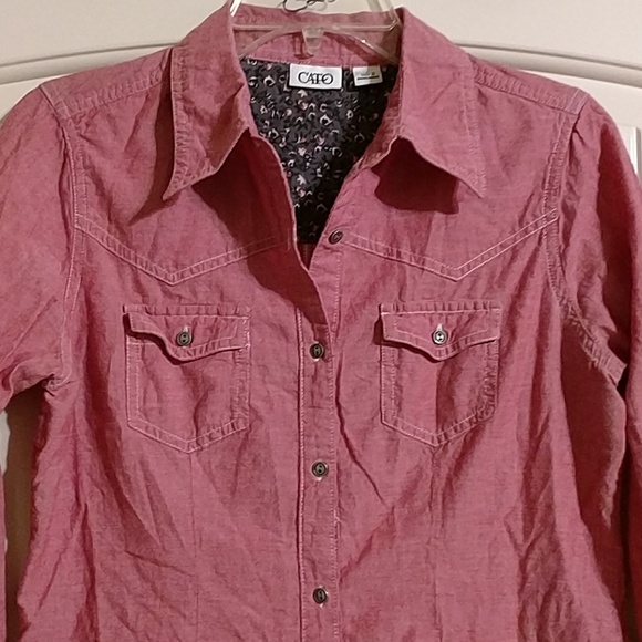 Cato button front shirt - Picture 2 of 6